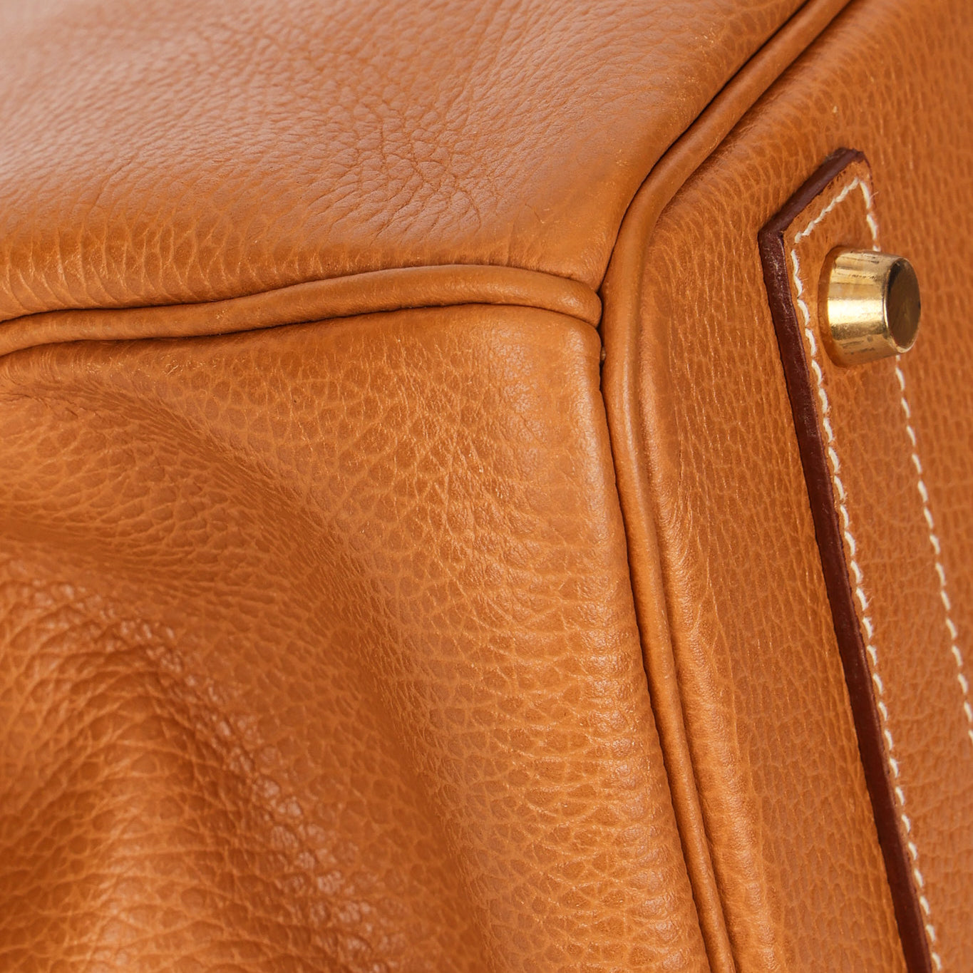 Hermès HAC 40 Gold Clemence GHW