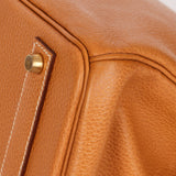 Hermès HAC 40 Gold Clemence GHW