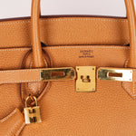 Hermès HAC 40 Gold Clemence GHW