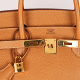 Hermès HAC 40 Gold Clemence GHW