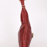 Gucci Large Guccissima Jackie O Bag Bordeaux