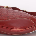 Gucci Large Guccissima Jackie O Bag Bordeaux