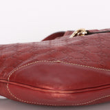 Gucci Large Guccissima Jackie O Bag Bordeaux