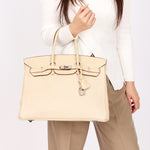 Hermès Birkin 35 (color + leather) PHW