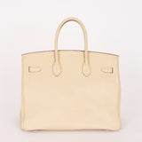 Hermès Birkin 35 (color + leather) PHW