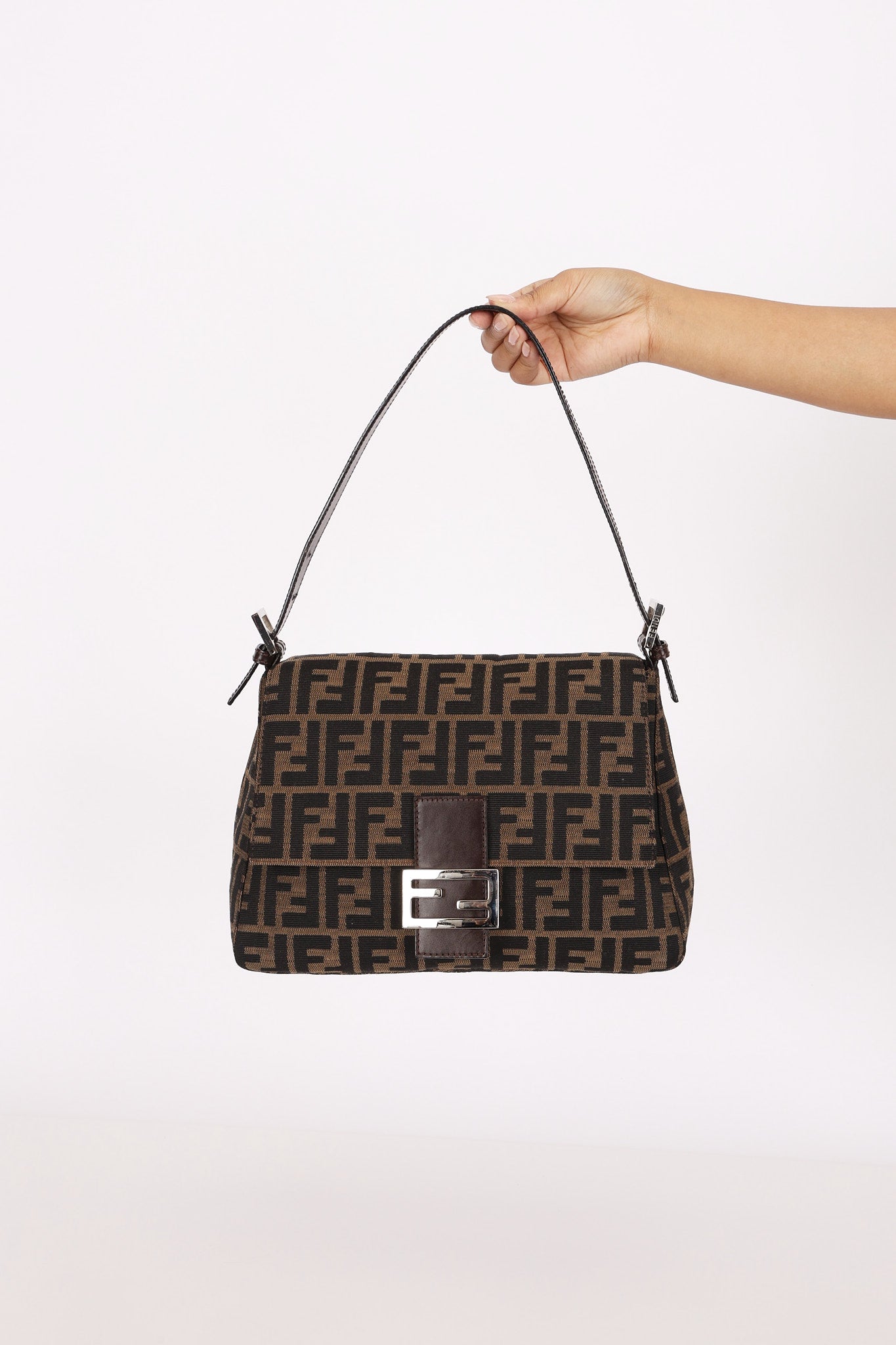 Fendi Zucca Mamma Baguette Bag