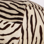 Prada Zebra Print Ponyhair Top Handle Tote