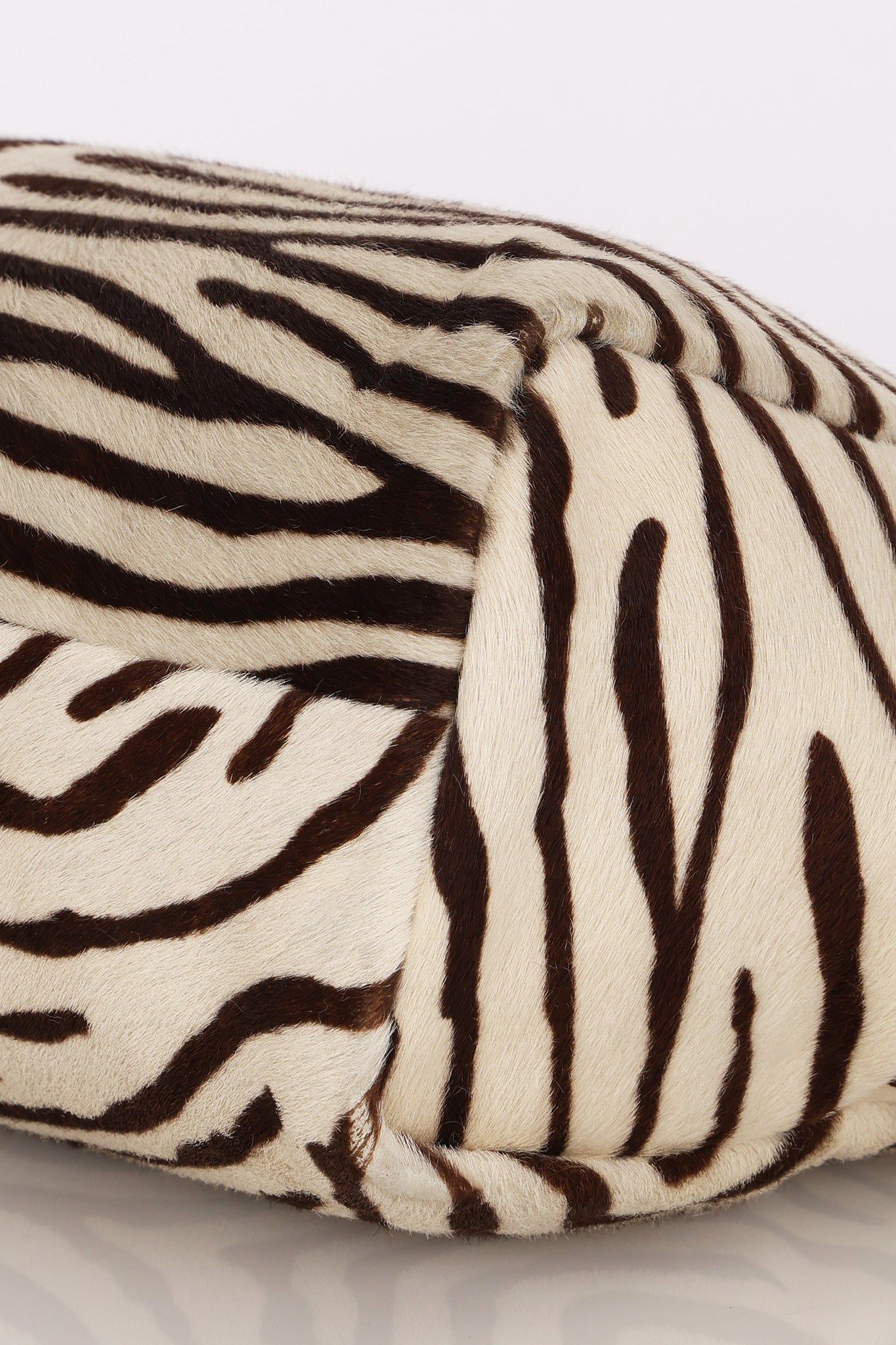 Prada Zebra Print Ponyhair Top Handle Tote