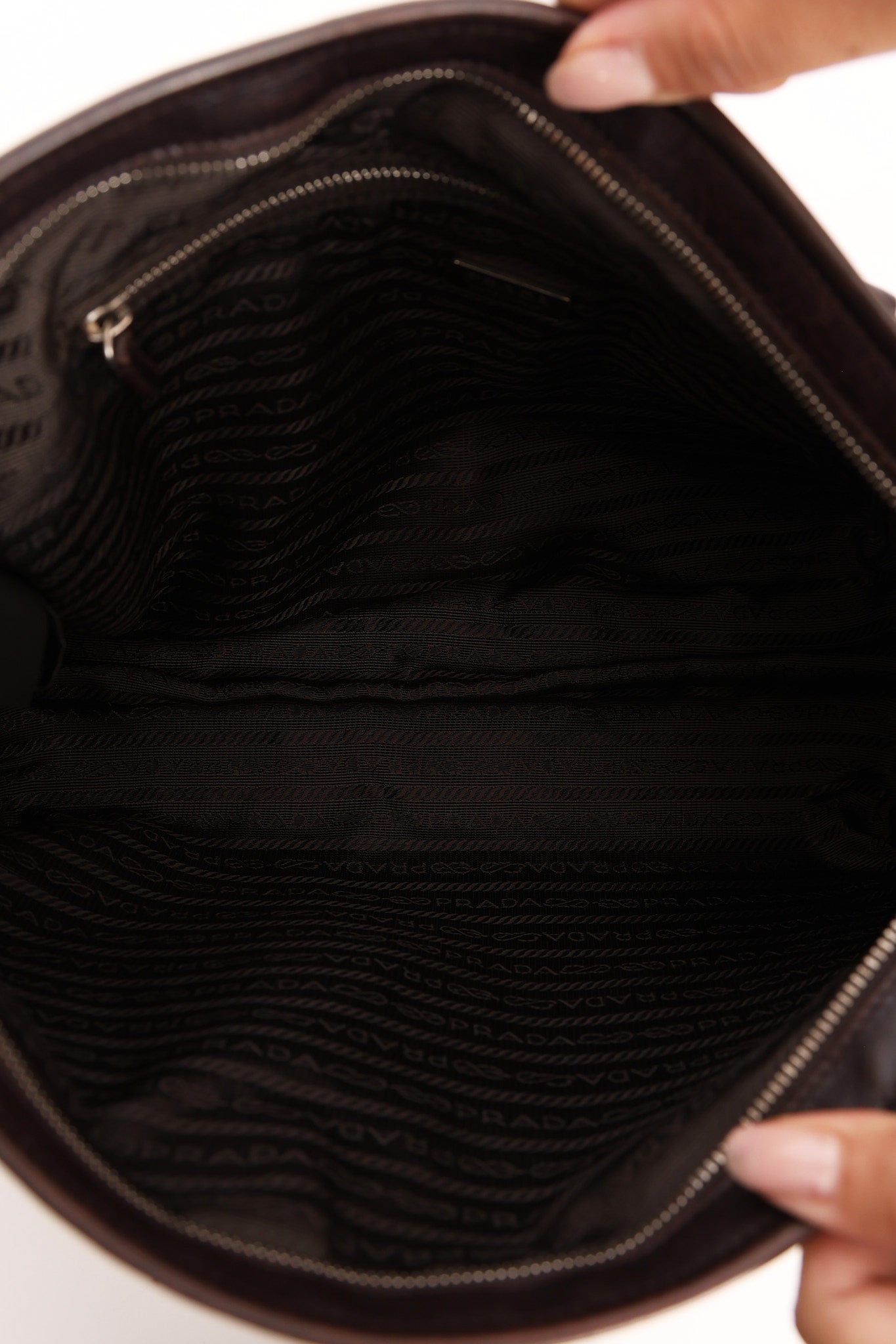 Prada Zebra Print Ponyhair Top Handle Tote