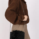 Celine Fur Frame Evening Bag
