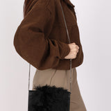 Celine Fur Frame Evening Bag