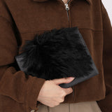 Celine Fur Frame Evening Bag
