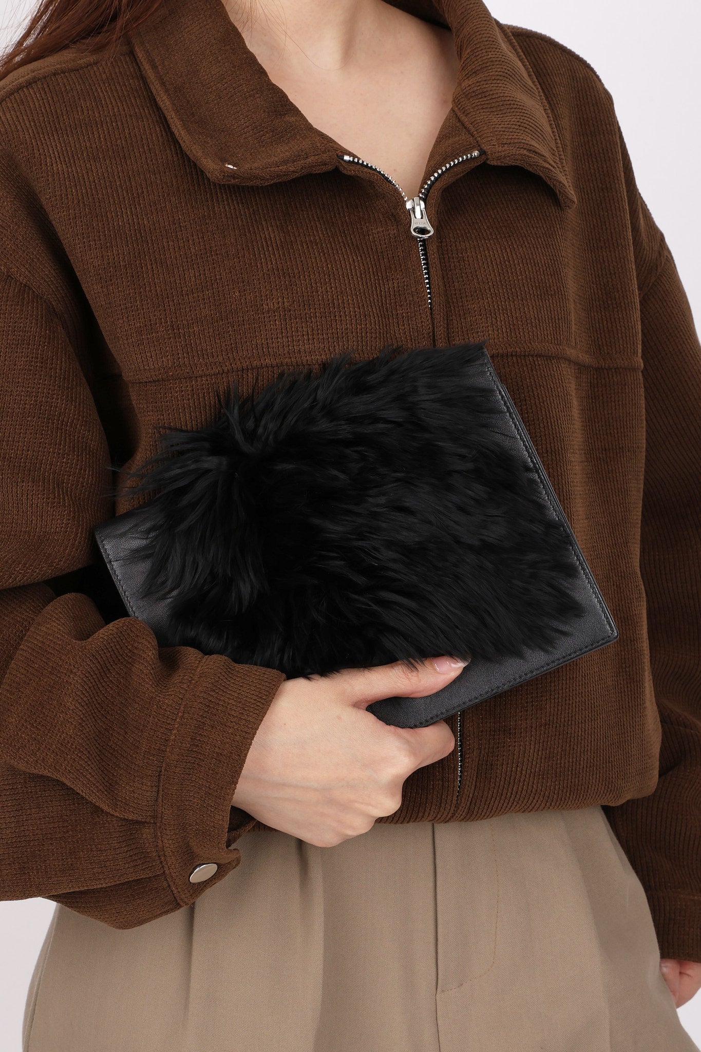 Celine Fur Frame Evening Bag