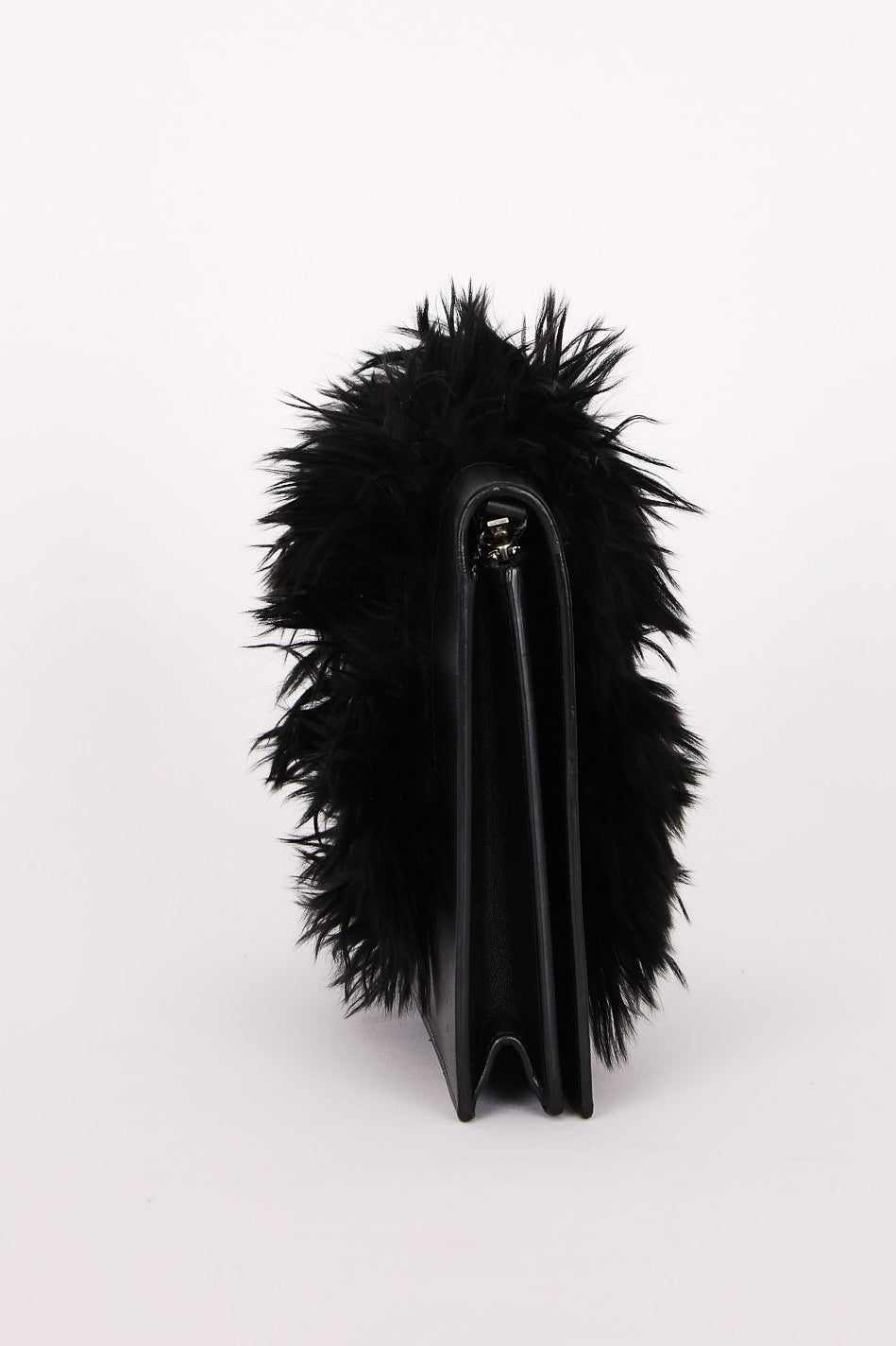 Celine Fur Frame Evening Bag