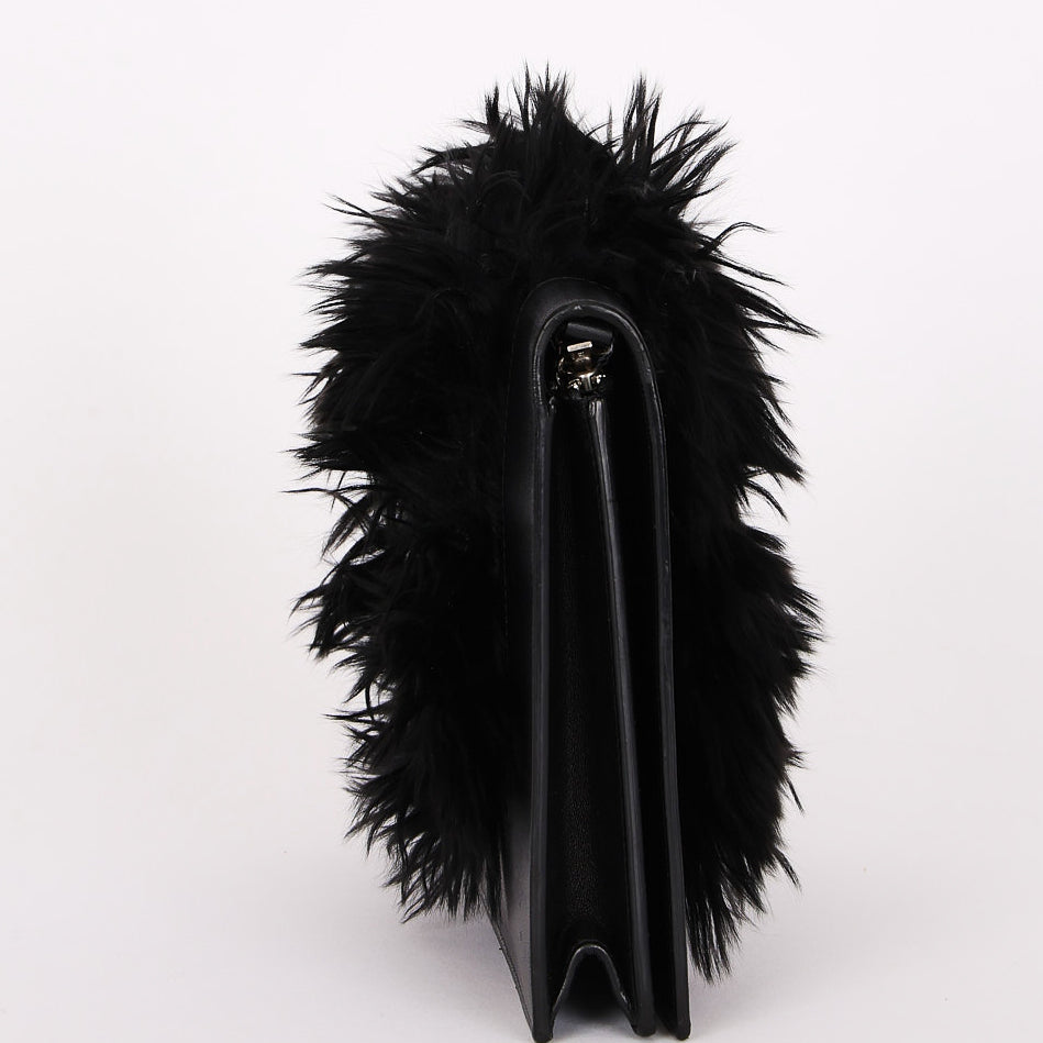 Celine Fur Frame Evening Bag