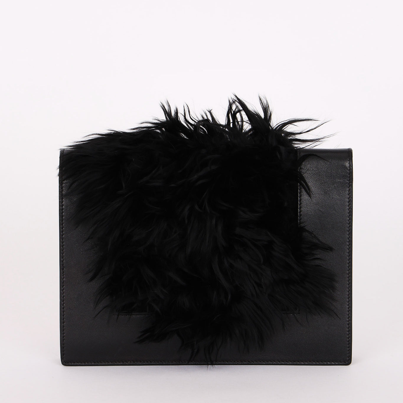 Celine Fur Frame Evening Bag