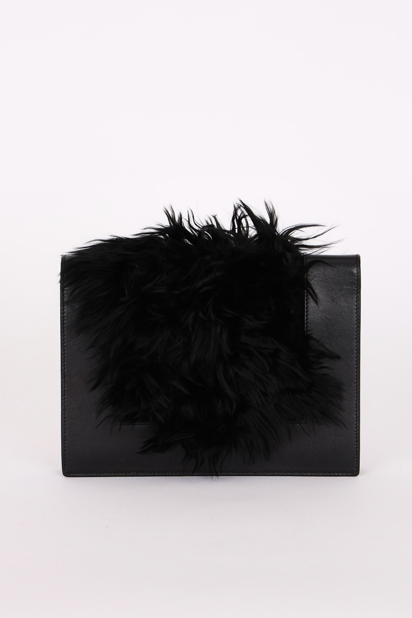 Celine Fur Frame Evening Bag