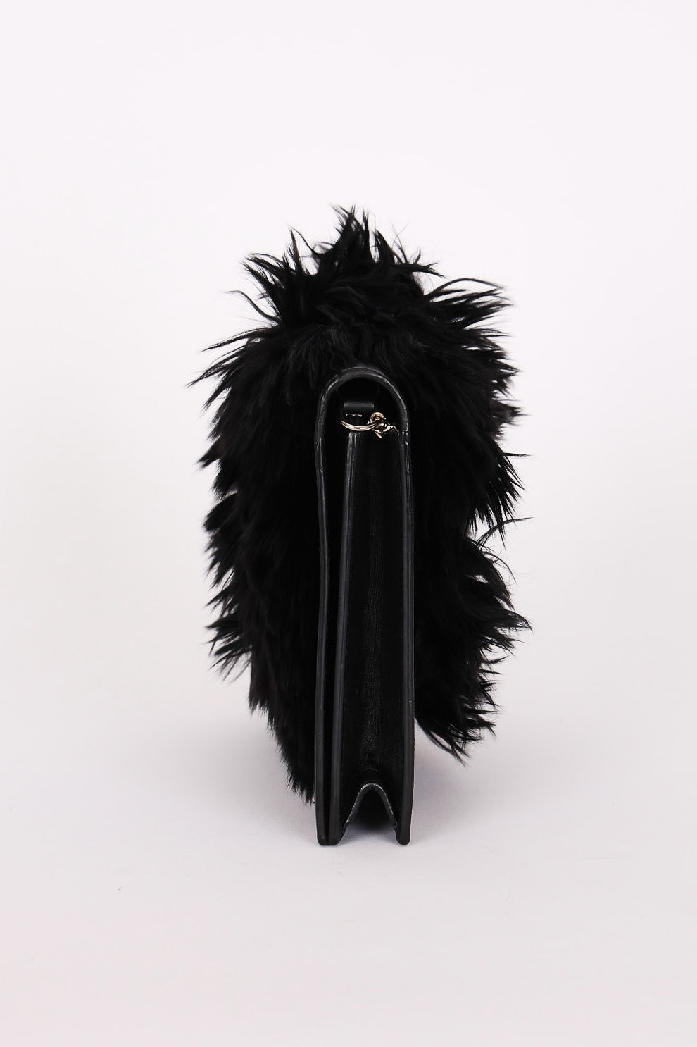Celine Fur Frame Evening Bag