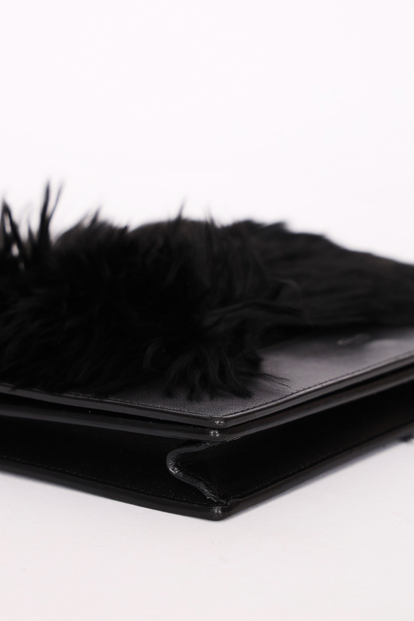 Celine Fur Frame Evening Bag