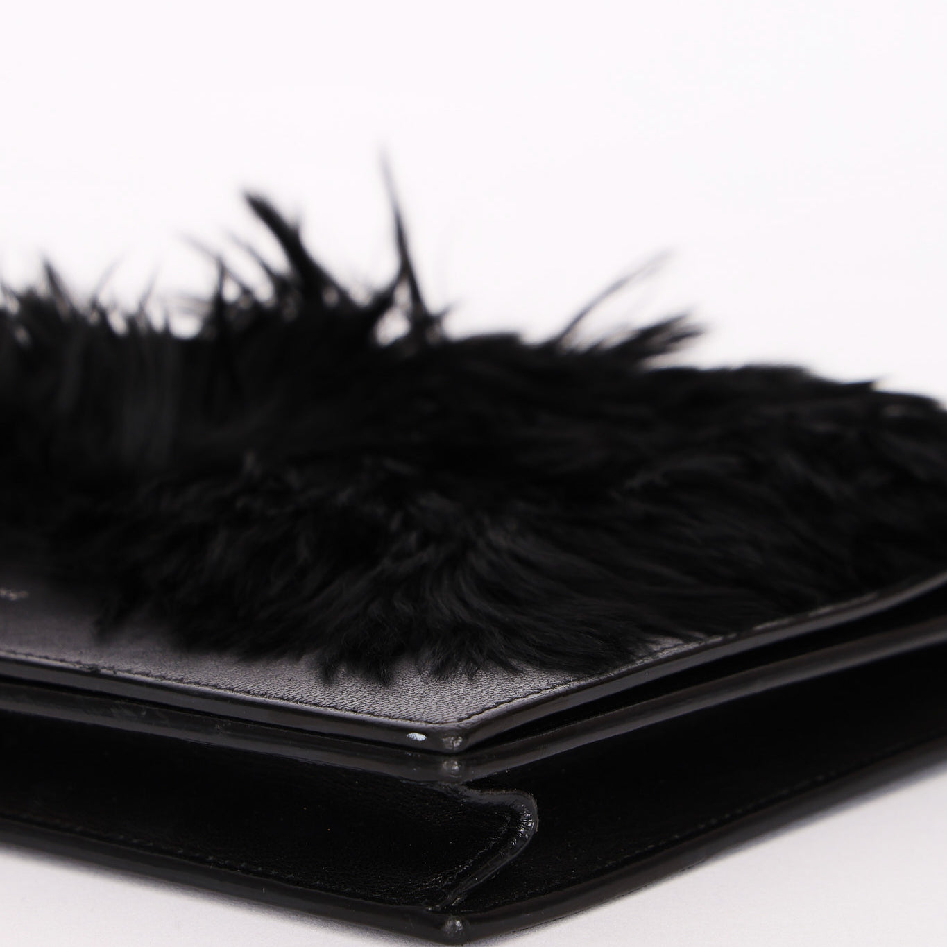Celine Fur Frame Evening Bag