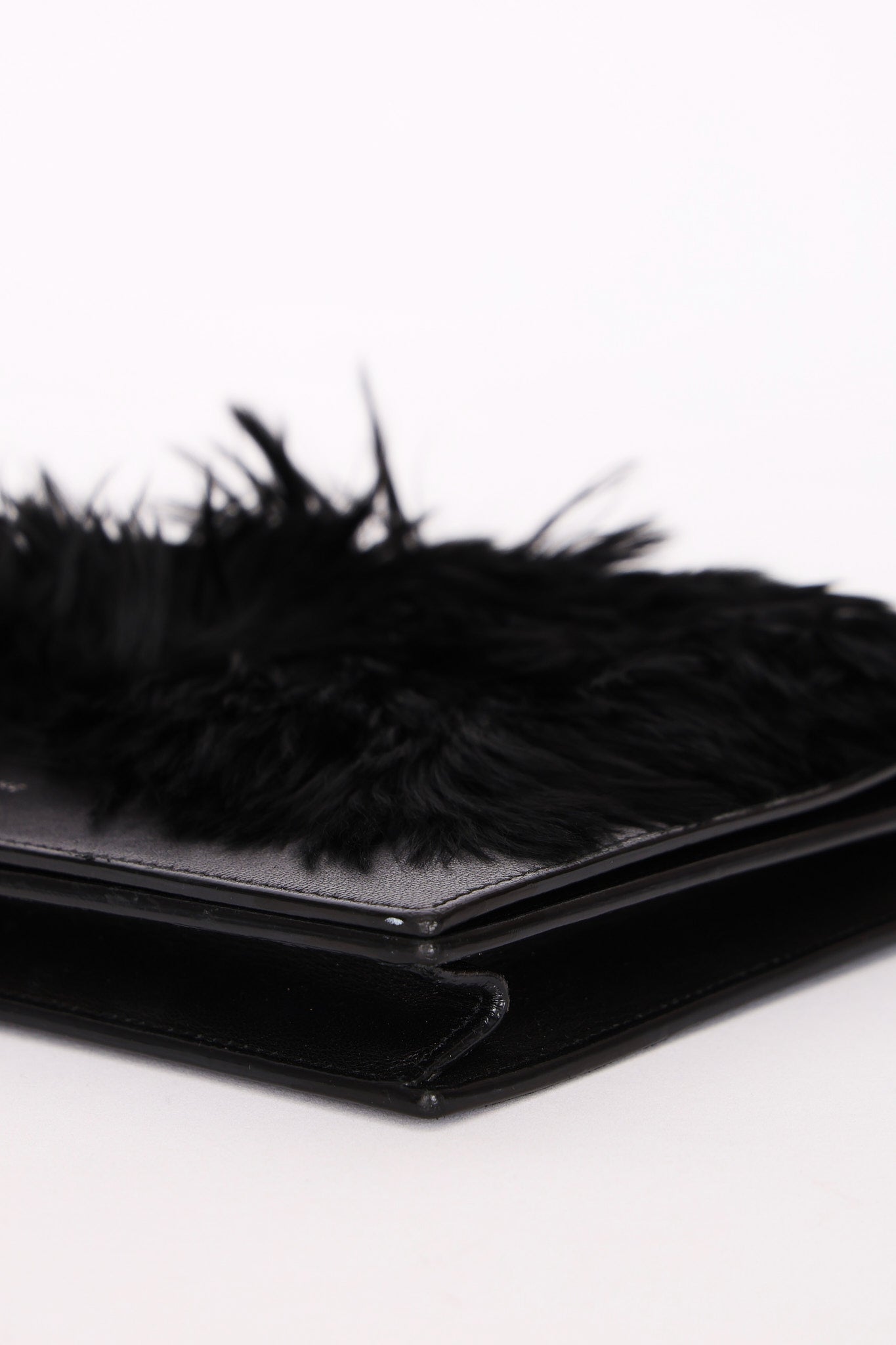 Celine Fur Frame Evening Bag