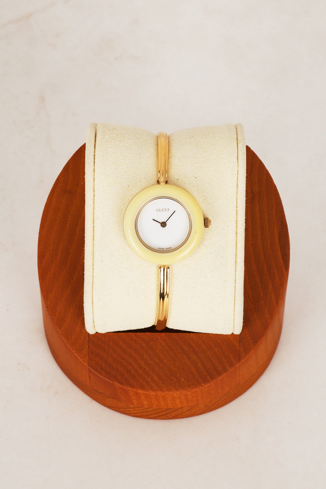 Gucci Gold Bezel Watch