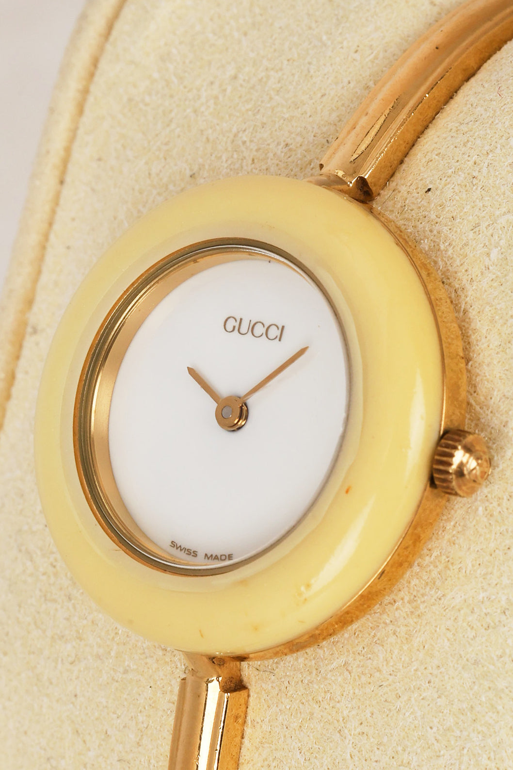 Gucci Gold Bezel Watch