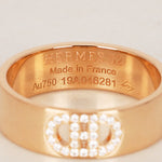 Hermès Gold Diamond Ring