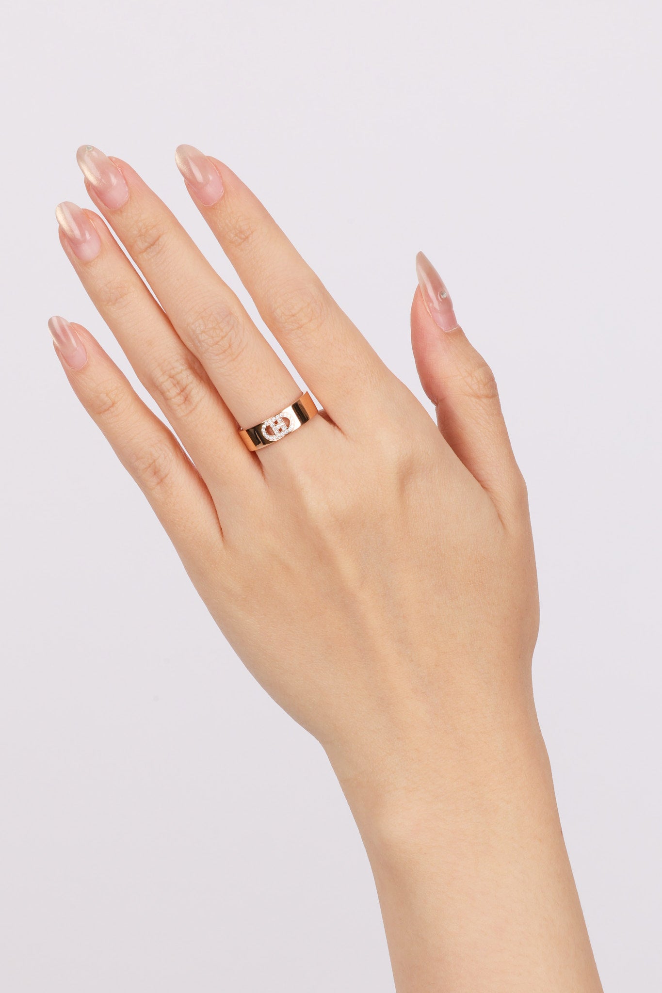 Hermès Gold Diamond Ring