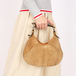 Yves Saint Laurent Small Mombasa Hobo Suede