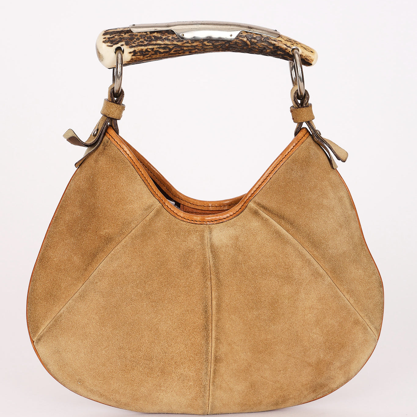 Yves Saint Laurent Small Mombasa Hobo Suede
