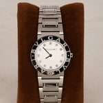 Bvlgari Stainless Steel Diamond Watch