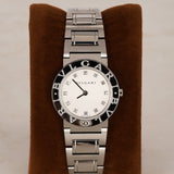 Bvlgari Stainless Steel Diamond Watch