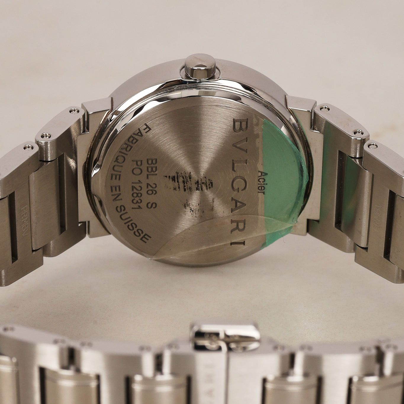 Bvlgari Stainless Steel Diamond Watch