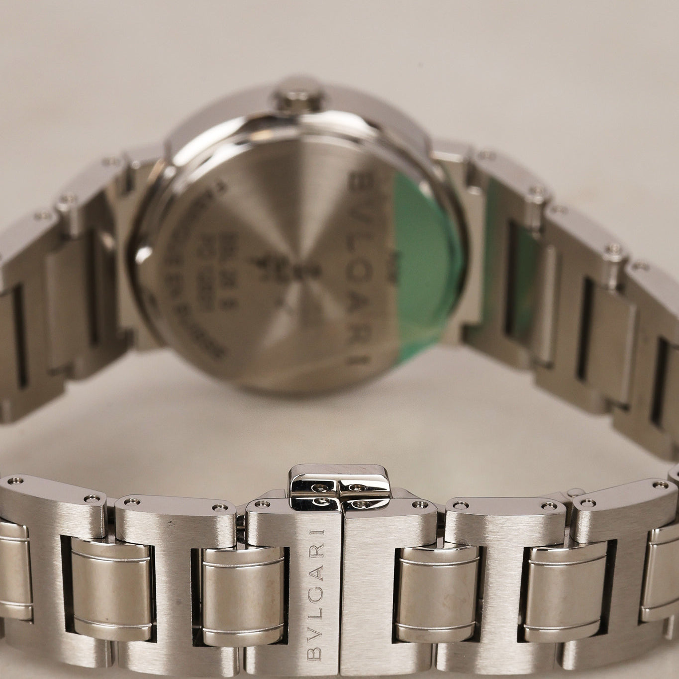 Bvlgari Stainless Steel Diamond Watch