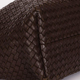 Bottega Veneta Medium Intrecciato Cabas Tote Brown