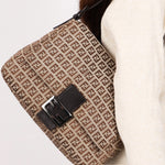 Fendi Zucchino Mamma Baguette Bag
