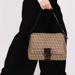Fendi Zucchino Mamma Baguette Bag