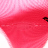 Fendi Small Crochet Grace Croissant Hobo Pink