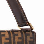 Fendi Turnlock Zucca Square Shoulder Bag