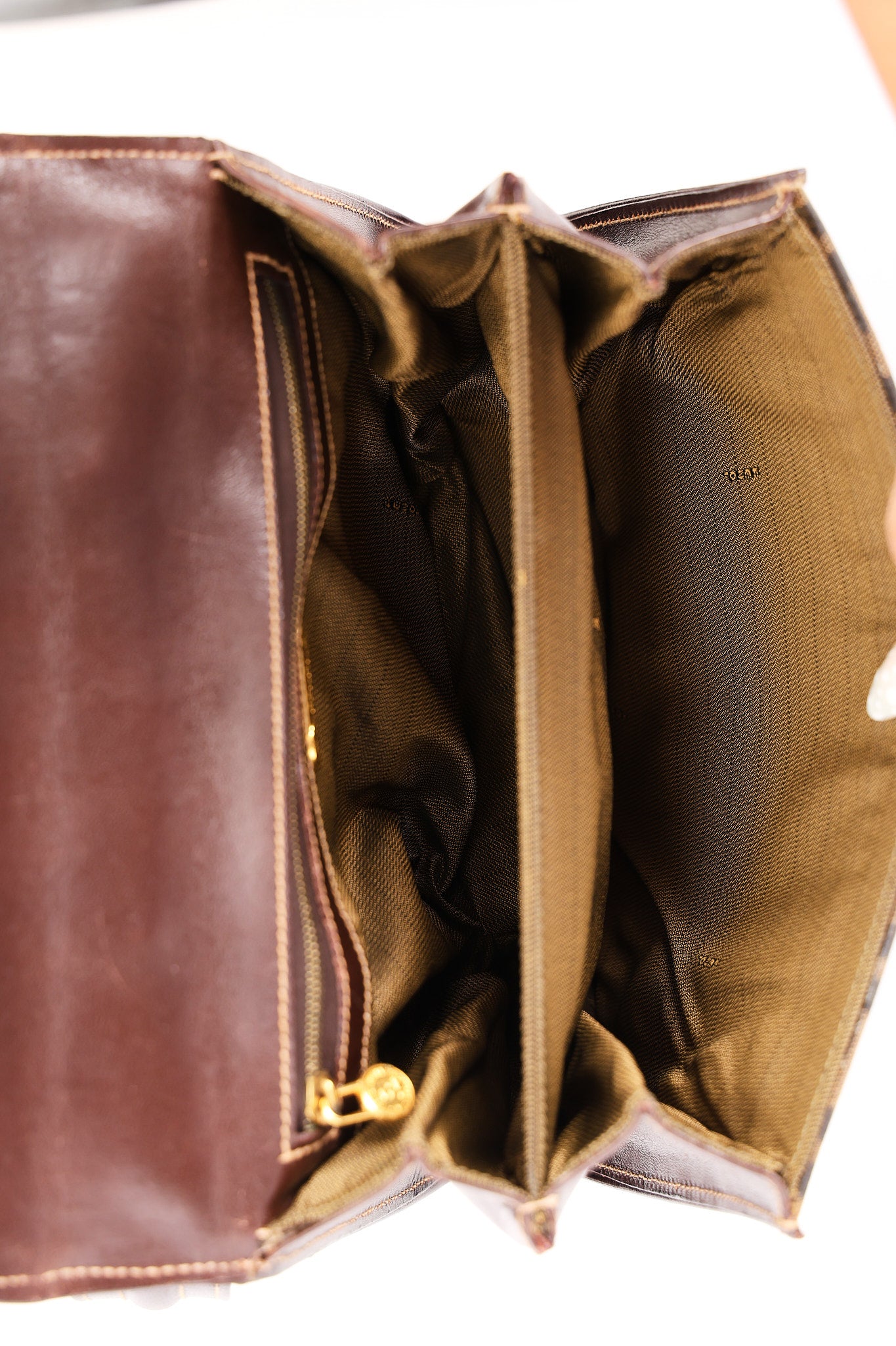 Fendi Turnlock Zucca Square Shoulder Bag