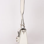 Gucci x Billie Eilish Mini Horsebit 1955 Shoulder Bag White Demetra Leather