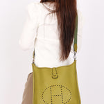 Hermès Evelyne PM Vert Anis Taurillon 2004 PHW