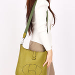 Hermès Evelyne PM Vert Anis Taurillon 2004 PHW