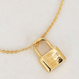 Tiffany and Co Gold Lock Pendent
