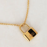 Tiffany and Co Gold Lock Pendent