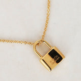 Tiffany and Co Gold Lock Pendent