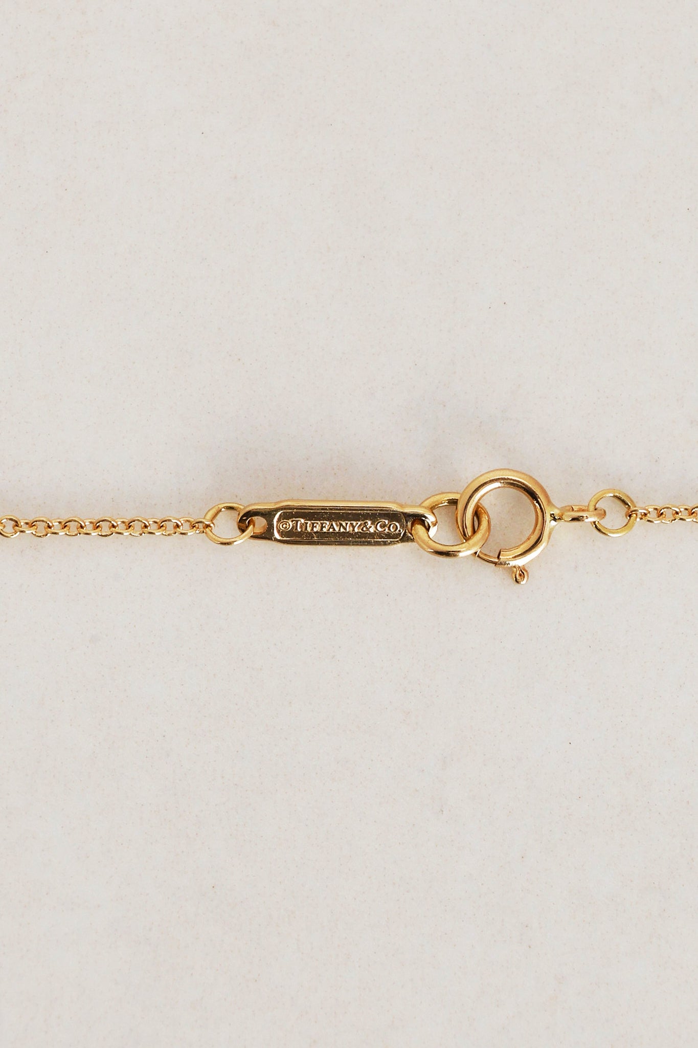 Tiffany and Co Gold Lock Pendent