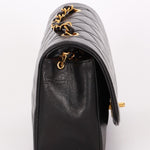 Chanel Small Diana Flap Black Lambskin 24K GP