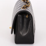 Chanel Small Diana Flap Black Lambskin 24K GP